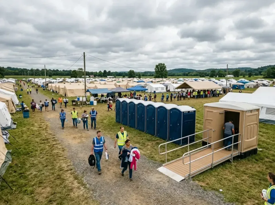 disaster-relief-camp-restrooms-010 — frequently asked questions, Dumpster & Portable Bathrooms Rental in Boiling Spring Lake…